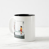 Tasse 2 Couleurs Bain à débordement (Devant gauche)