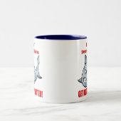 Tasse 2 Couleurs Bain avec les requins (Centre)