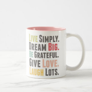 Tasse 2 Couleurs baise de sagesse de la vie