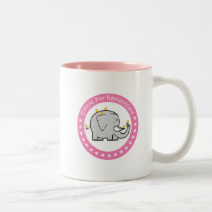 Tasse 2 Couleurs baise pour les républicains