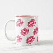 Tasse 2 Couleurs Baiser rose (Gauche)