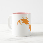 TASSE 2 COULEURS BAISERS DE LA CARPE (Devant gauche)