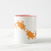 TASSE 2 COULEURS BAISERS DE LA CARPE (Centre)