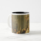 Tasse 2 Couleurs Baisers des pieds (Devant gauche)