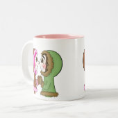 Tasse 2 Couleurs baisers d'Esquimau (Devant gauche)