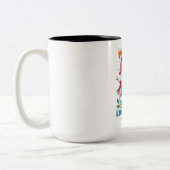 Tasse 2 Couleurs Baisers d'hiver et wis de flocon (Gauche)