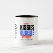 Tasse 2 Couleurs baisers et huggies (Centre)