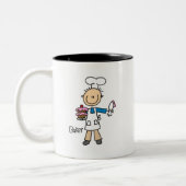 Tasse 2 Couleurs Baker Avec Gâteau (Gauche)