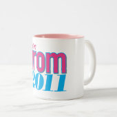 Tasse 2 Couleurs Bal d'étudiants 2011 - Aqua (Devant droit)