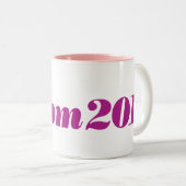 Tasse 2 Couleurs Bal d'étudiants 2011 - Pourpre (Devant droit)