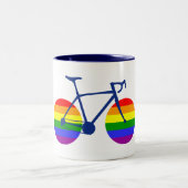 Tasse 2 Couleurs Balade En Vélo Pride (Centre)