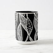 Tasse 2 Couleurs Balancement (arrière - plan noir) (Centre)