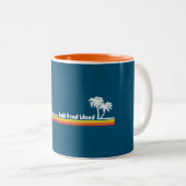Tasse 2 Couleurs Bald Head Island Caroline du Nord (Devant droit)