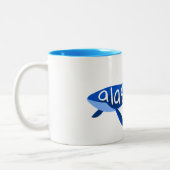Tasse 2 Couleurs Baleine d'Alaska (Gauche)