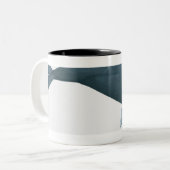 Tasse 2 Couleurs Baleine de bosse (Devant gauche)