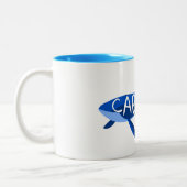 Tasse 2 Couleurs Baleine de Cabo Mexique (Gauche)