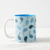 Tasse 2 Couleurs Baleines (Gauche)