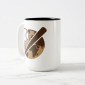 Tasse 2 Couleurs Ball for fan (Devant gauche)