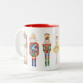 Tasse 2 Couleurs Ballet de craquelette d'aquarelle (Devant gauche)
