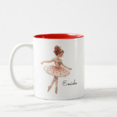 Tasse 2 Couleurs Ballet de Noël Danse fille (Gauche)