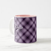 Tasse 2 Couleurs Ballet pourpre (Devant gauche)