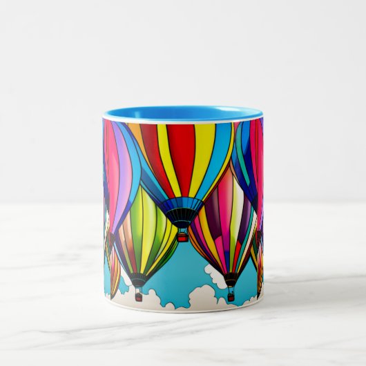 Tasse 2 Couleurs Ballons à air chaud (Centre)