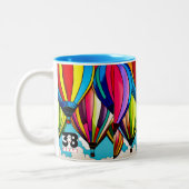 Tasse 2 Couleurs Ballons à air chaud (Gauche)