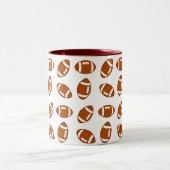 Tasse 2 Couleurs Ballons de football américain (Centre)