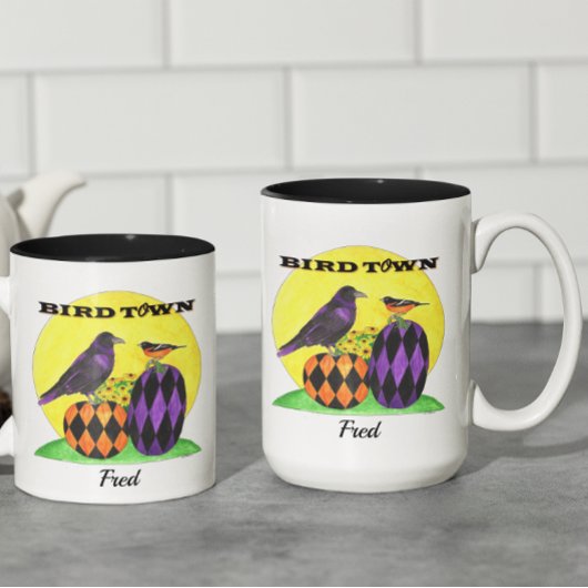 Tasse 2 Couleurs Baltimore Birdtown Personnalisé