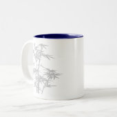 Tasse 2 Couleurs Bamboo Zen design japonais (Devant gauche)