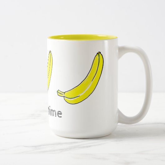 Tasse 2 Couleurs Banane (Droit)