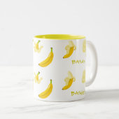 Tasse 2 Couleurs Banane jaune (Devant droit)