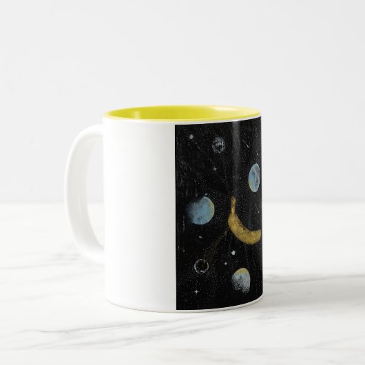 Tasse 2 Couleurs Banane spatiale (Devant gauche)