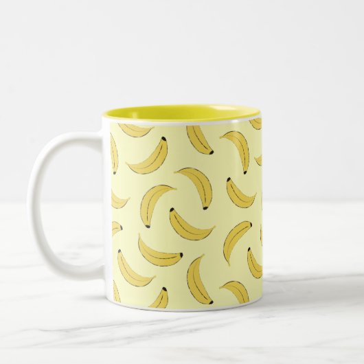Tasse 2 Couleurs Bananes (Gauche)