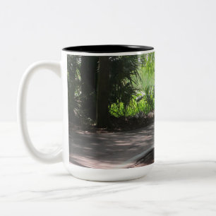 Tasse 2 Couleurs Banc sur le sentier du lac Parker