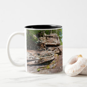 Tasse 2 Couleurs bancs rocheux et forêts à l'interdiction