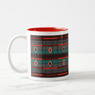 Tasse 2 Couleurs Bande de diamant du salon de cigares