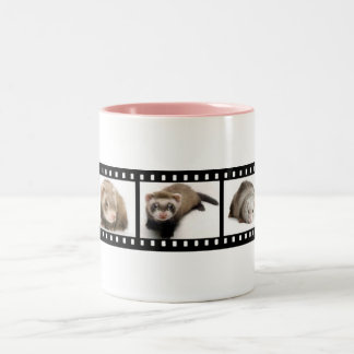 Tasse 2 Couleurs Bande de film de furets