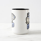 Tasse 2 Couleurs Bande de lapin (Centre)