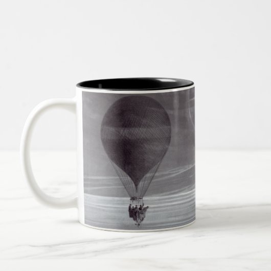 Tasse 2 Couleurs Bande de vol de ballon (Gauche)