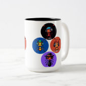 Tasse 2 Couleurs bande dessinée (Devant droit)