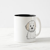 Tasse 2 Couleurs Bande dessinée de Cavachon (Devant droit)