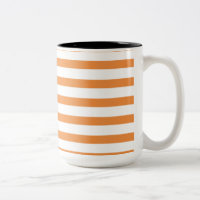 Bande horizontale orange et blanche
