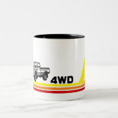 Tasse 2 Couleurs Bandes de camions 4x80 (Centre)