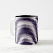 Tasse 2 Couleurs Bandes pourpres (Devant gauche)