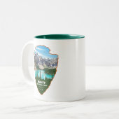 Tasse 2 Couleurs Banff National Park Alberta Arrowhead (Devant gauche)