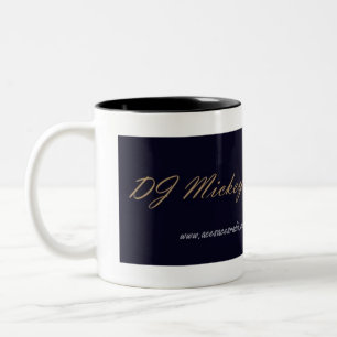 Tasse 2 Couleurs bannière DJ Mickeymouse