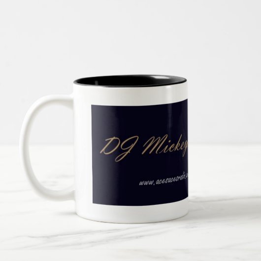 Tasse 2 Couleurs bannière DJ Mickeymouse (Gauche)