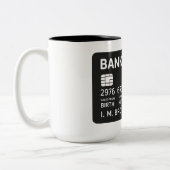 Tasse 2 Couleurs Banque Drôle De Papa (Gauche)