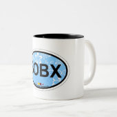 Tasse 2 Couleurs Banques externes du sud (Devant droit)
